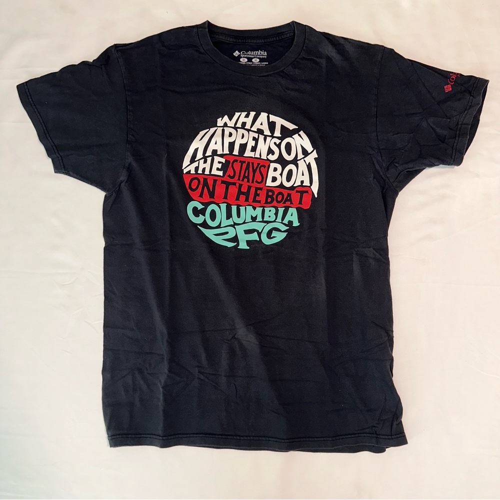 Navy blue Columbia graphic T-shirt